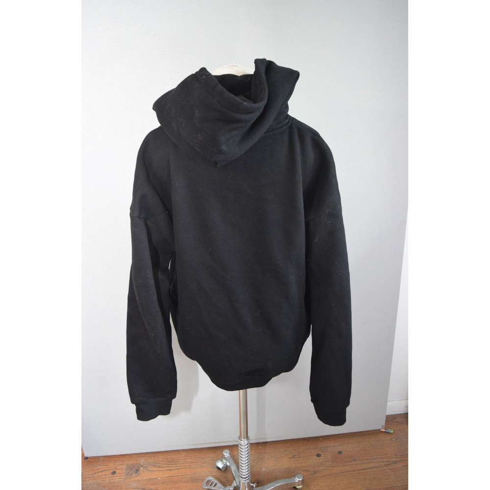 Comfrt Hoodie XL Black Oversized Fleece Logo Pullover Womens Loungewear - Picture 3 of 5